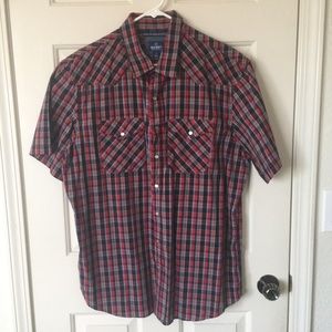 Men’s Plaid Button Up Shirt